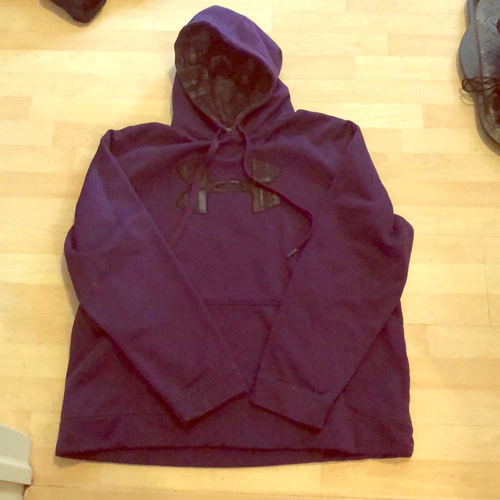 Purple under armour hoodie